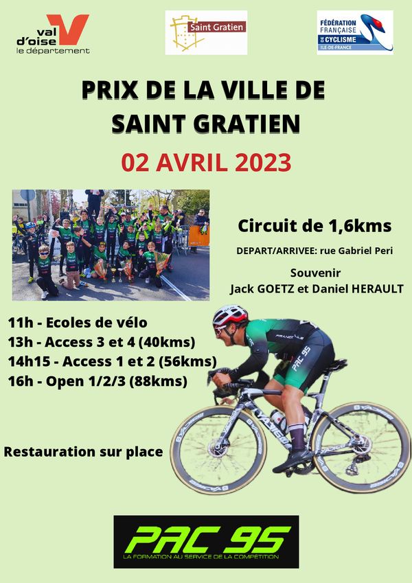 course route saint gratien 2 avril