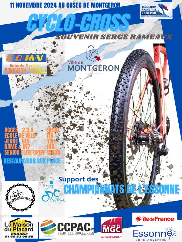 Course CYCLO CROSS Montgeron 11 novembre