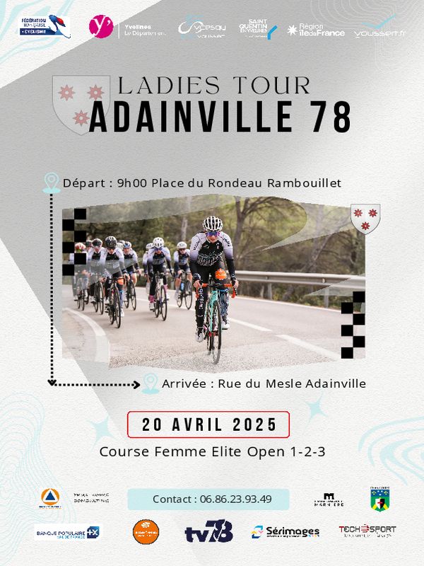 Course ROUTE Adainville 20 avril