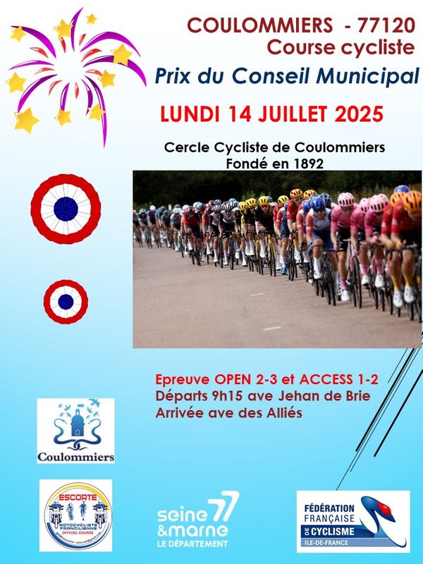 course ROUTE Coulommiers 2025-07-14