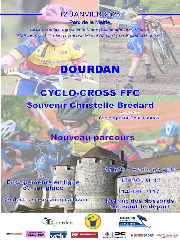 Course CYCLO CROSS Dourdan 12 janvier