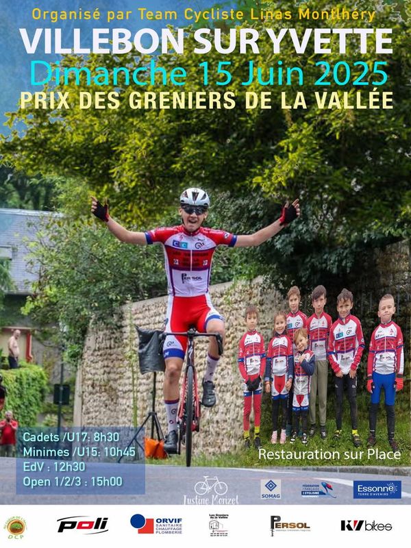 course ROUTE villebon sur yvette 2025-06-15