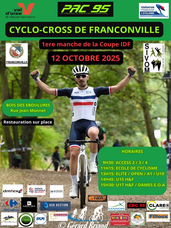 course CYCLO-CROSS FRANCONVILLE 2025-10-12