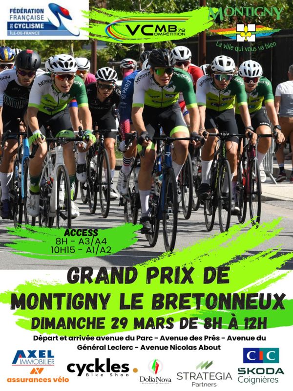 course ROUTE montigny le bretonneux 2026-03-29