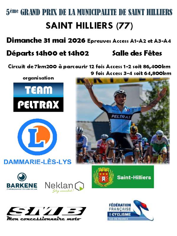 course ROUTE SAINT HILLIERS 2026-05-31