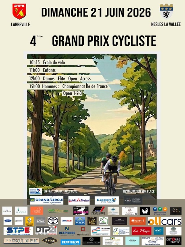 course ROUTE NESLES LA VALLEE 2026-06-21