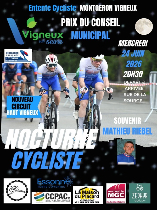 course ROUTE MONTGERON 2026-06-24