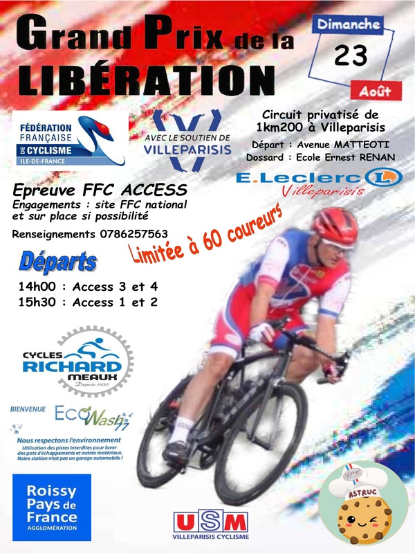 course ROUTE VILLEPARISIS 2026-08-23